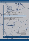 Cover: Advanced Technologies in Material Processing - Trans Tech Publications Ltd