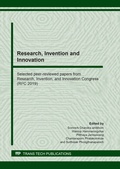 Cover: Research, Invention and Innovation - Trans Tech Publications Ltd
