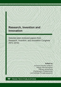 Enlarge image Cover: Research, Invention and Innovation - Trans Tech Publications Ltd