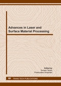 Cover: Advances in Laser and Surface Material Processing - Trans Tech Publications Ltd