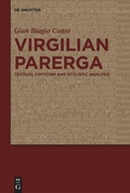 Cover: Virgilian Parerga - De Gruyter