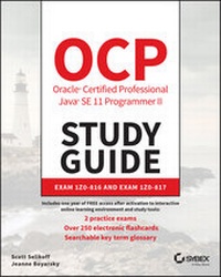 Enlarge image Cover: OCP Oracle Certified Professional Java SE 11 Programmer II Study Guide - Wiley