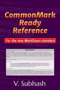 Enlarge image Cover: CommonMark Ready Reference - V. Subhash