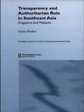 Cover: Transparency and Authoritarian Rule in Southeast Asia - Routledge