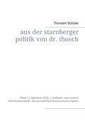 Abbildung von: Aus der Starnberger Politik von Dr. Thosch - BoD - Books on Demand