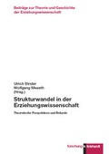 Cover: Strukturwandel in der Erziehungswissenschaft - Verlag Julius Klinkhardt
