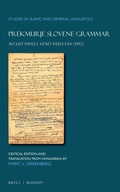 Cover: Prekmurje Slovene Grammar - Brill