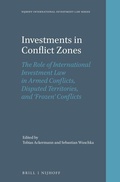 Cover: Investments in Conflict Zones - Martinus Nijhoff