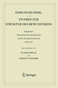 Abbildung von: Studien zur Struktur des Bewusstseins - Springer