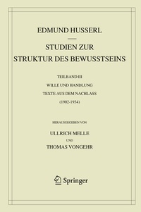 Abbildung von: Studien zur Struktur des Bewusstseins - Springer