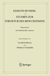 Abbildung von: Studien zur Struktur des Bewusstseins - Springer