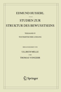 Abbildung von: Studien zur Struktur des Bewusstseins - Springer