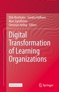 Cover: Digital Transformation of Learning Organizations - Springer