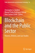 Cover: Blockchain and the Public Sector - Springer