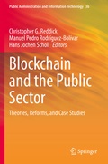 Cover: Blockchain and the Public Sector - Springer