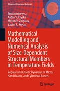 Cover: Mathematical Modelling and Numerical Analysis of Size-Dependent Structural Members in Temperature Fields - Springer
