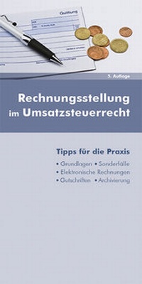 Abbildung von: Rechnungsstellung im Umsatzsteuerrecht - dbv-Verlag (Österreich)