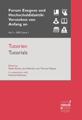Cover: Tutorien | Tutoring - Narr Francke Attempto Verlag