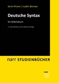 Cover: Deutsche Syntax - Narr Francke Attempto Verlag