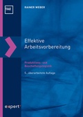 Cover: Effektive Arbeitsvorbereitung - Produktions- und Beschaffungslogistik - expert verlag ein Imprint von Narr Francke Attempto Verlag