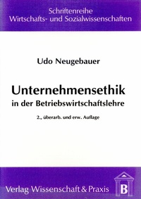 Abbildung von: Unternehmensethik in der Betriebswirtschaftslehre. - Verlag Wissenschaft & Praxis