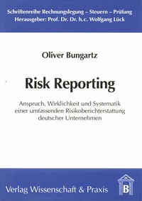 Abbildung von: Risk Reporting. - Verlag Wissenschaft & Praxis