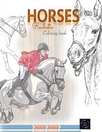 Abbildung von: Realistic horses coloring book - Progress Press,Russia