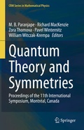 Cover: Quantum Theory and Symmetries - Springer