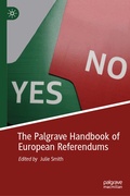 Cover: The Palgrave Handbook of European Referendums - Palgrave Macmillan