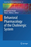 Cover: Behavioral Pharmacology of the Cholinergic System - Springer