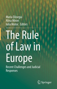 Enlarge image Cover: The Rule of Law in Europe - Springer