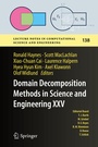 Cover: Domain Decomposition Methods in Science and Engineering XXV - Springer