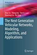 Cover: The Next Generation Vehicular Networks, Modeling, Algorithm and Applications - Springer