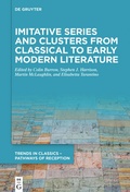 Cover: Imitative Series and Clusters from Classical to Early Modern Literature - De Gruyter