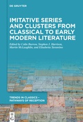 Cover: Imitative Series and Clusters from Classical to Early Modern Literature - De Gruyter