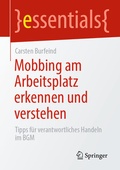 Cover: Mobbing am Arbeitsplatz erkennen und verstehen - Springer