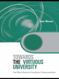 Cover: Towards the Virtuous University - Routledge