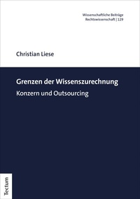 Abbildung von: Grenzen der Wissenszurechnung - Tectum Wissenschaftsverlag