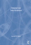 Cover: Criminal Law - Routledge