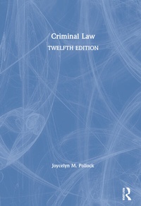 Abbildung von: Criminal Law - Routledge