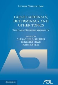 Abbildung von: Large Cardinals, Determinacy and Other Topics - Cambridge University Press