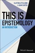 Cover: This Is Epistemology - Wiley