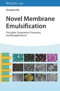 Cover: Novel Membrane Emulsification - Wiley-VCH