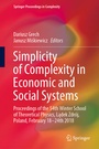 Cover: Simplicity of Complexity in Economic and Social Systems - Springer