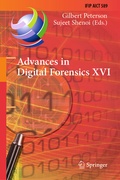 Cover: Advances in Digital Forensics XVI - Springer