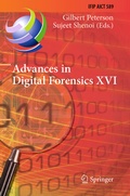 Cover: Advances in Digital Forensics XVI - Springer