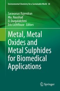Cover: Metal, Metal Oxides and Metal Sulphides for Biomedical Applications - Springer