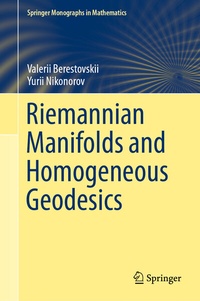 Abbildung von: Riemannian Manifolds and Homogeneous Geodesics - Springer