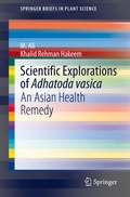 Cover: Scientific Explorations of Adhatoda vasica - Springer