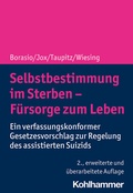 Cover: Selbstbestimmung im Sterben - F&uuml;rsorge zum Leben - Kohlhammer